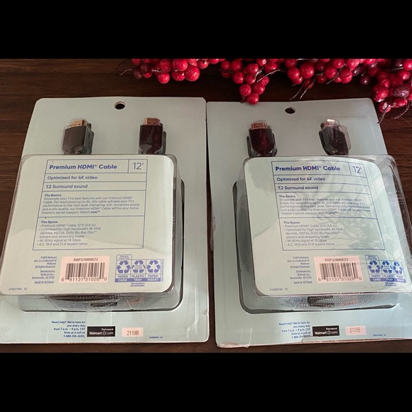 12’ 4K HDMI CABLES - Picture 3 of 6